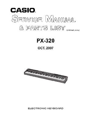 Сервисная инструкция Casio PX-320 ― Manual-Shop.ru