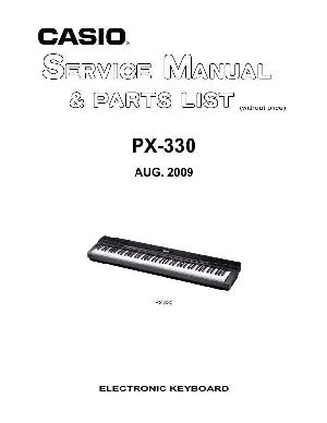 Сервисная инструкция Casio PX-330 ― Manual-Shop.ru