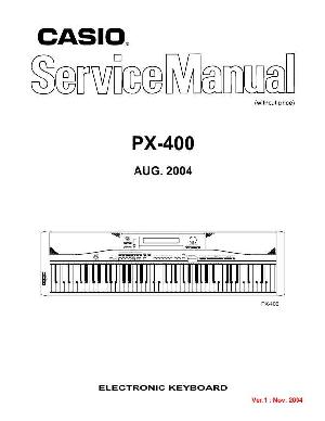 Сервисная инструкция Casio PX-400 ― Manual-Shop.ru