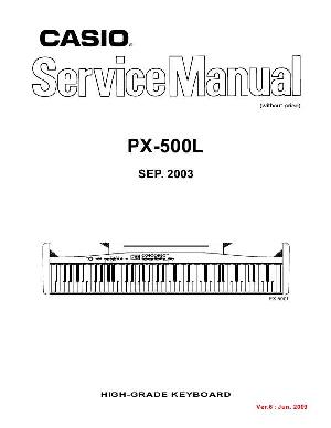 Service manual Casio PX-500L ― Manual-Shop.ru