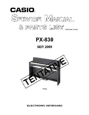 Сервисная инструкция Casio PX-830 ― Manual-Shop.ru