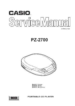 Сервисная инструкция Casio PZ-2700 ― Manual-Shop.ru