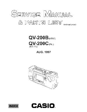 Сервисная инструкция Casio QV-200BC ― Manual-Shop.ru