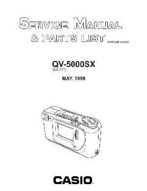 Service manual Casio QV-5000SX ― Manual-Shop.ru