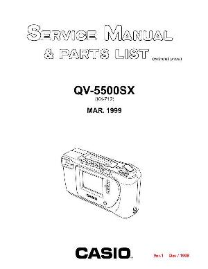Service manual Casio QV-5500SX ― Manual-Shop.ru