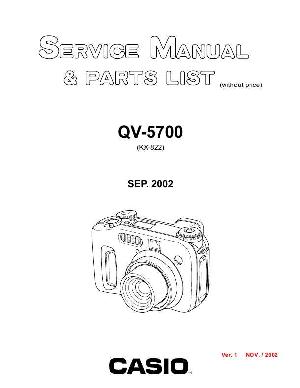 Сервисная инструкция Casio QV-5700 ― Manual-Shop.ru
