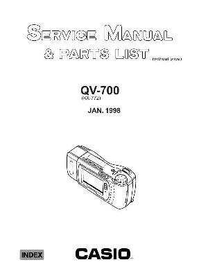 Сервисная инструкция Casio QV-700 ― Manual-Shop.ru