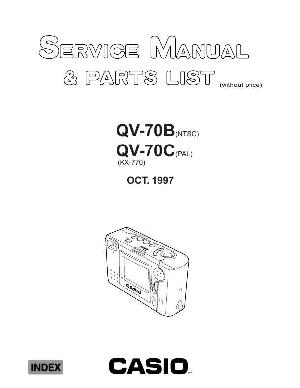 Service manual Casio QV-70BC ― Manual-Shop.ru