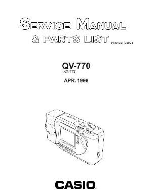 Service manual Casio QV-770 ― Manual-Shop.ru