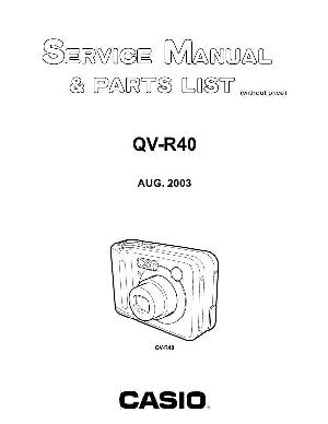 Сервисная инструкция Casio QV-R40 ― Manual-Shop.ru