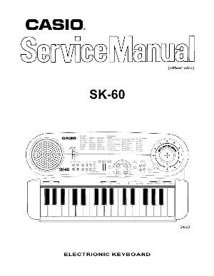 Сервисная инструкция Casio SK-60 ― Manual-Shop.ru