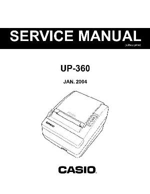 Сервисная инструкция CASIO UP-360 ― Manual-Shop.ru
