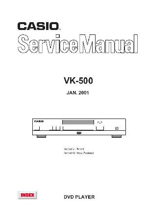 Service manual Casio VK-500 ― Manual-Shop.ru