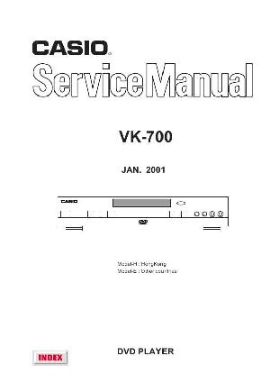 Service manual Casio VK-700 ― Manual-Shop.ru