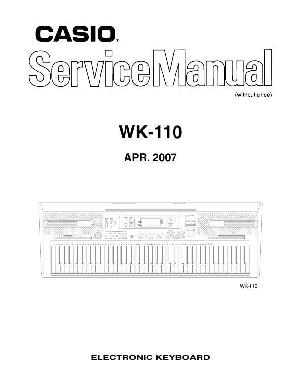 Сервисная инструкция Casio WK-110 ― Manual-Shop.ru