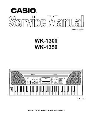 Сервисная инструкция Casio WK-1300 ― Manual-Shop.ru