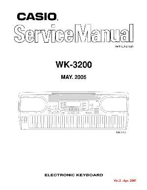 Service manual Casio WK-3200 ― Manual-Shop.ru