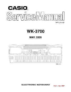 Сервисная инструкция CASIO WK-3700 ― Manual-Shop.ru
