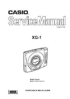 Сервисная инструкция Casio XG-1 ― Manual-Shop.ru