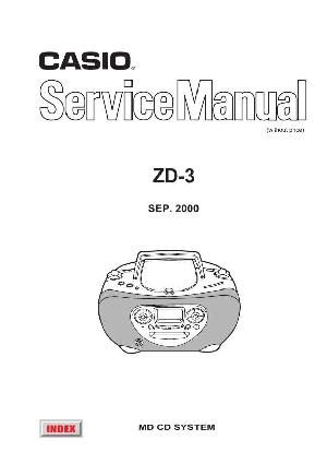 Сервисная инструкция Casio ZD-3 ― Manual-Shop.ru