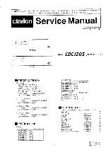 Service manual Clarion CDC605, CDC1205, CDC1805, RDC605, RDC1205 (PE-2116, PE-2117, PE-2118)
