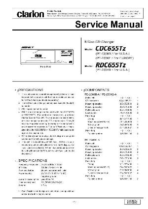 Сервисная инструкция Clarion CDC655TZ ― Manual-Shop.ru