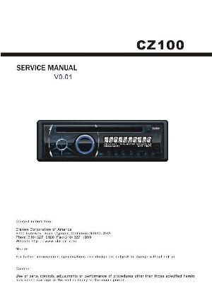 Service manual CLARION CZ100 ― Manual-Shop.ru