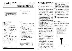 Сервисная инструкция Clarion DB135 ― Manual-Shop.ru
