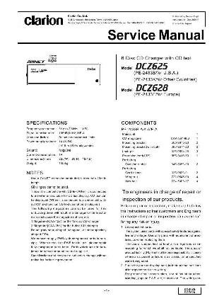 Service manual Clarion DCZ625, DCZ628 ― Manual-Shop.ru