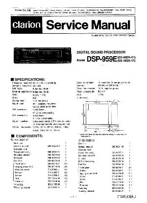 Service manual Clarion DSP-959E ― Manual-Shop.ru
