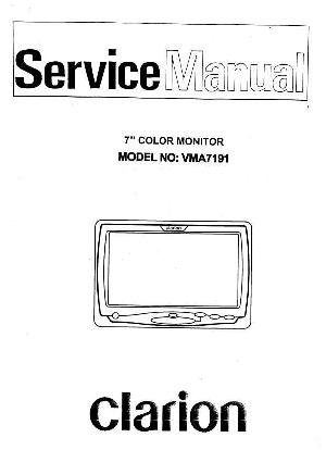 Service manual Clarion VMA7191 ― Manual-Shop.ru