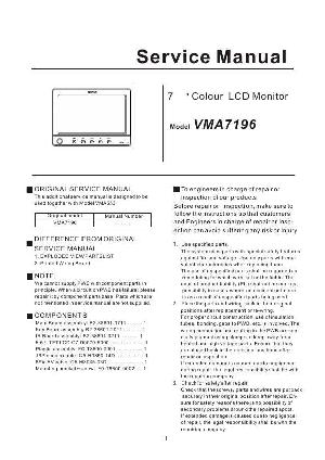 Сервисная инструкция Clarion VMA7196 ― Manual-Shop.ru