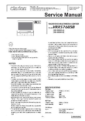 Service manual Clarion VRX576USB ― Manual-Shop.ru