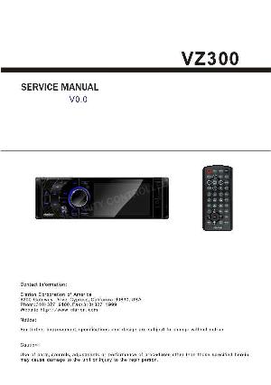 Сервисная инструкция Clarion VZ300 ― Manual-Shop.ru