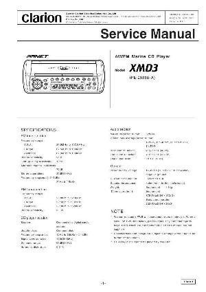 Сервисная инструкция Clarion XMD3 ― Manual-Shop.ru