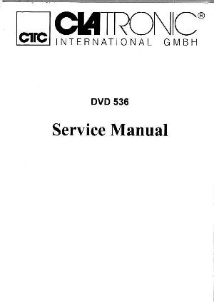 Сервисная инструкция Clatronic DVD-536 ― Manual-Shop.ru
