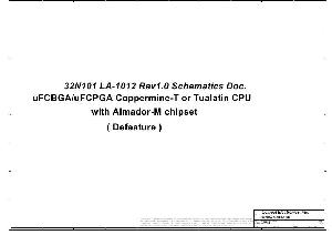Schematic Compal LA-1012 ― Manual-Shop.ru