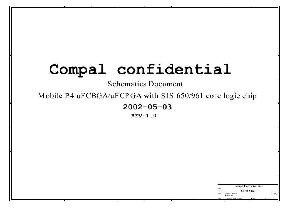 Схема COMPAL LA-1341 ― Manual-Shop.ru