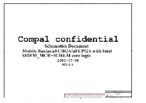 Схема Compal LA-1701R2.0 ― Manual-Shop.ru