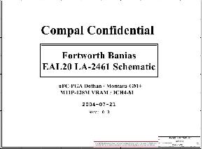Схема Compal LA-2461 ― Manual-Shop.ru