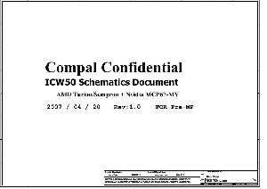 Схема Compal LA-3581P ICW50 ― Manual-Shop.ru