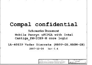 Схема Compal LA-4082P ― Manual-Shop.ru