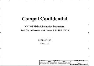 Схема Compal LA-4491P KAL90 PROJECT ― Manual-Shop.ru
