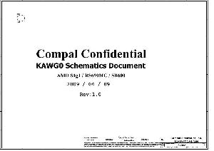 Схема Compal LA-4861P (KAWG0) REV.1(D) BOARD ― Manual-Shop.ru