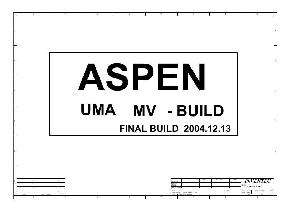 Схема Compaq NC6220 INVENTEC ASPEN UMA MV ― Manual-Shop.ru