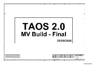 Schematic Compaq NX6325 INVENTEC TAOS 2.0 ― Manual-Shop.ru