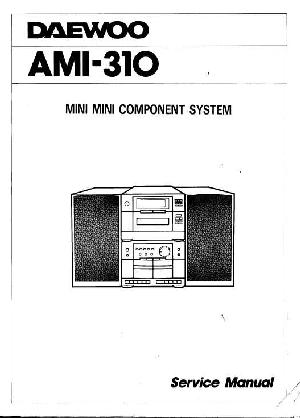 Сервисная инструкция Daewoo AMI-310 ― Manual-Shop.ru
