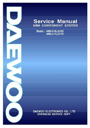 Сервисная инструкция Daewoo AMI-316, AMI-317 ― Manual-Shop.ru