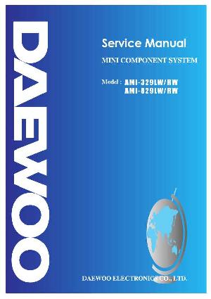 Сервисная инструкция Daewoo AMI-329LW/RW, AMI-829LW/RW ― Manual-Shop.ru