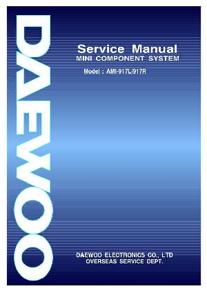 Сервисная инструкция Daewoo AMI-917 ― Manual-Shop.ru